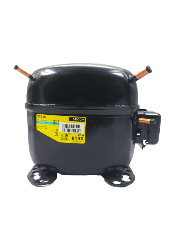(AFTC-RCP-025) COMPRESSOR SECOP SC21G ,R-513A, R-134A 1HP