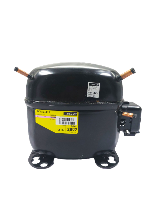 (AFTC-RCP-041) SECOP COMPRESSOR SC15CLX.2 208-230V 5/8HP R404